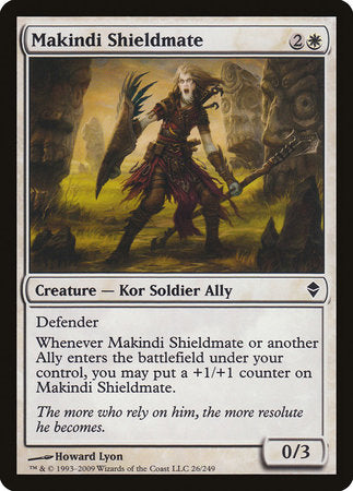 Makindi Shieldmate [Zendikar] | Rook's Games and More