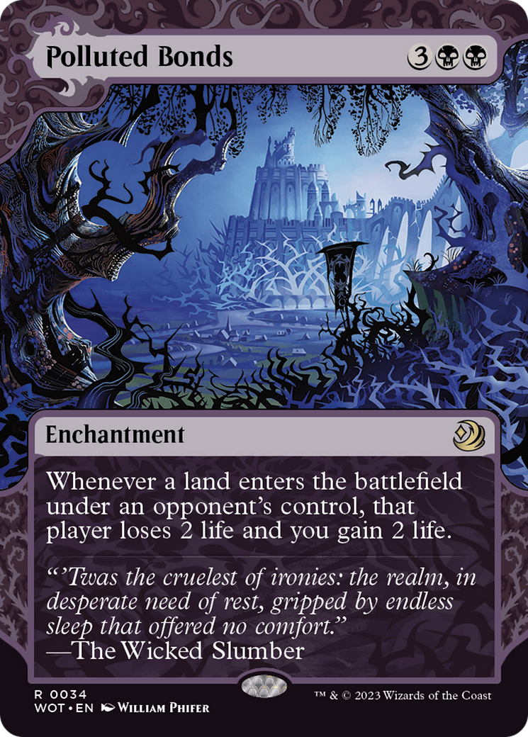 Polluted Bonds [Wilds of Eldraine: Enchanting Tales] | Rook's Games and More