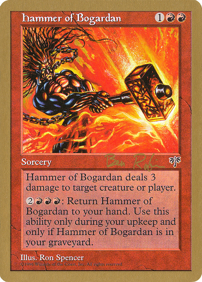 Hammer of Bogardan (Ben Rubin) [World Championship Decks 1998] | Rook's Games and More