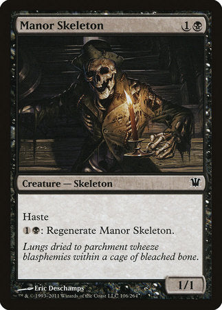 Manor Skeleton [Innistrad] | Rook's Games and More