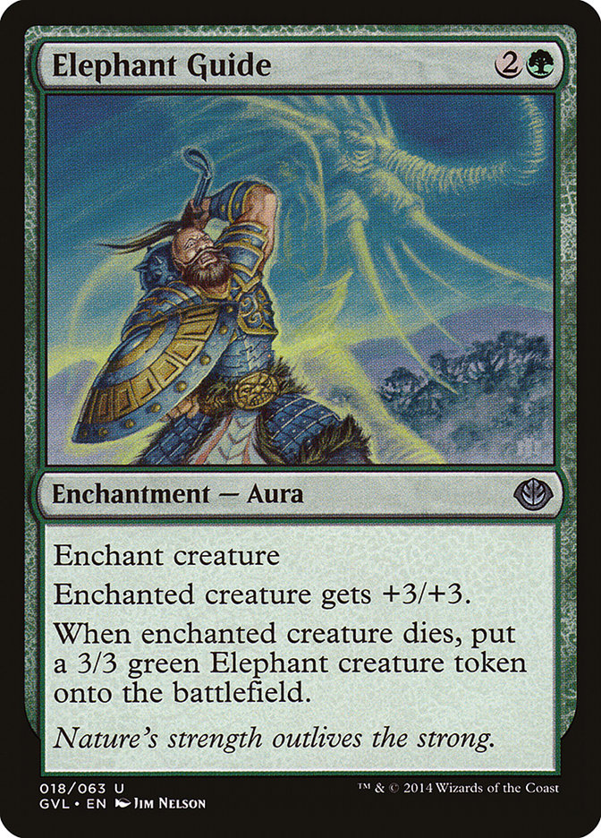 Elephant Guide (Garruk vs. Liliana) [Duel Decks Anthology] | Rook's Games and More