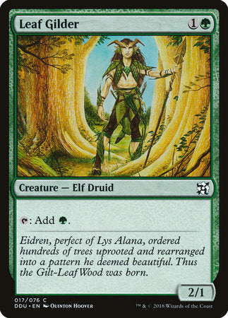 Leaf Gilder [Duel Decks: Elves vs. Inventors] | Rook's Games and More