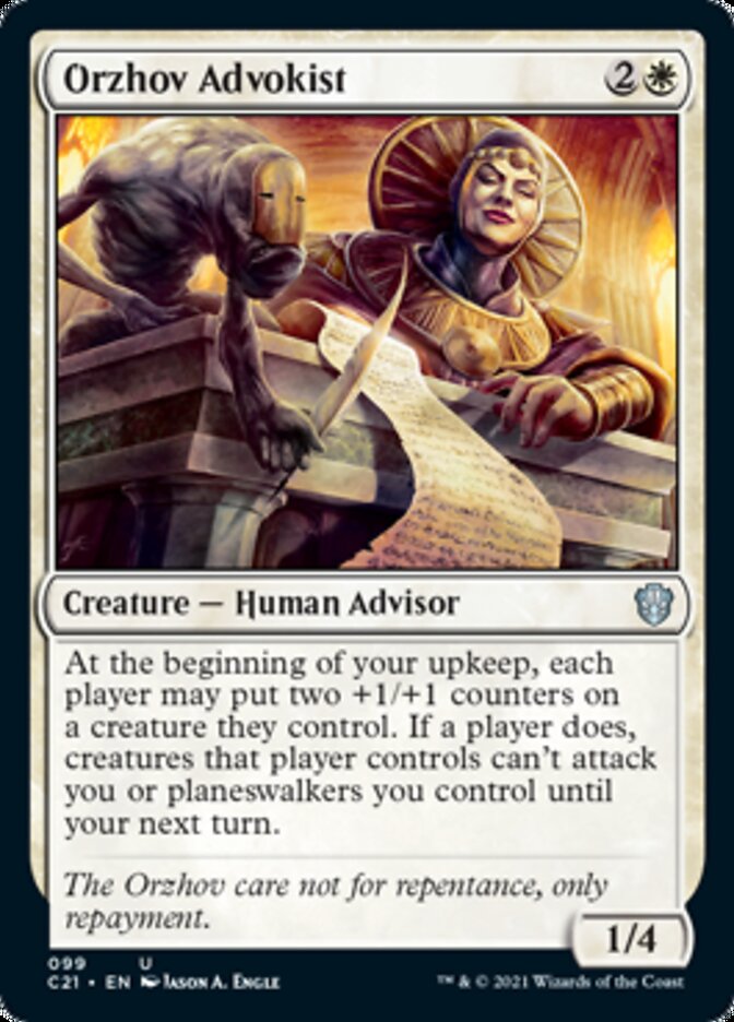 Orzhov Advokist [Commander 2021] | Rook's Games and More