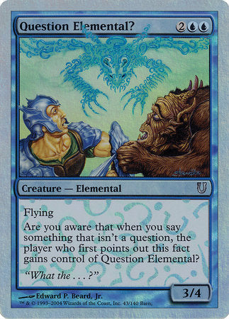 Question Elemental? (Alternate Foil) [Unhinged] | Rook's Games and More