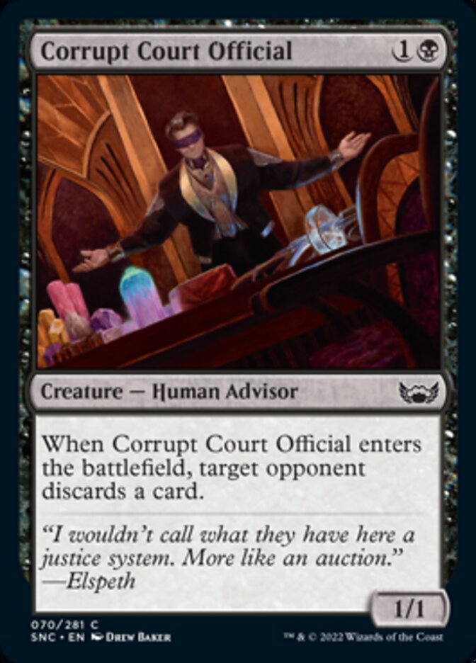 Corrupt Court Official [Streets of New Capenna] | Rook's Games and More