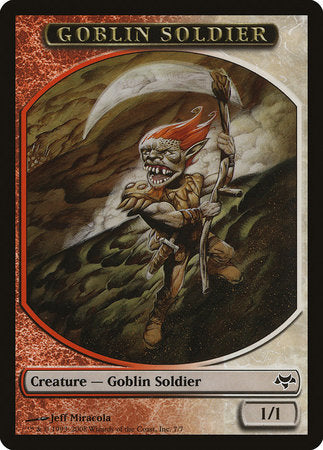 Goblin Soldier Token [Eventide Tokens] | Rook's Games and More