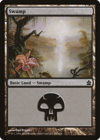 Swamp (307) [Commander 2011] | Rook's Games and More