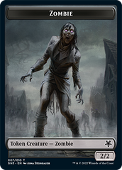 Zombie // Human Soldier Double-Sided Token [Game Night: Free-for-All Tokens] | Rook's Games and More