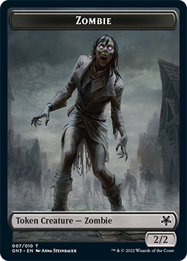 Zombie // Angel Double-Sided Token [Game Night: Free-for-All Tokens] | Rook's Games and More