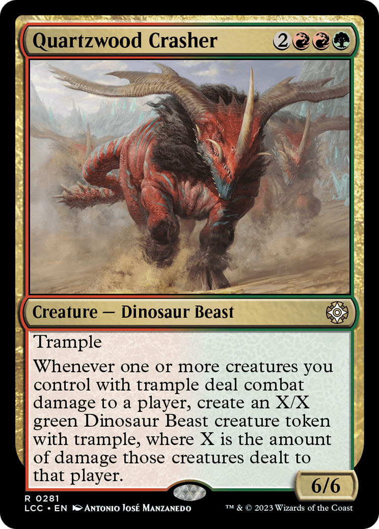 Quartzwood Crasher [The Lost Caverns of Ixalan Commander] | Rook's Games and More