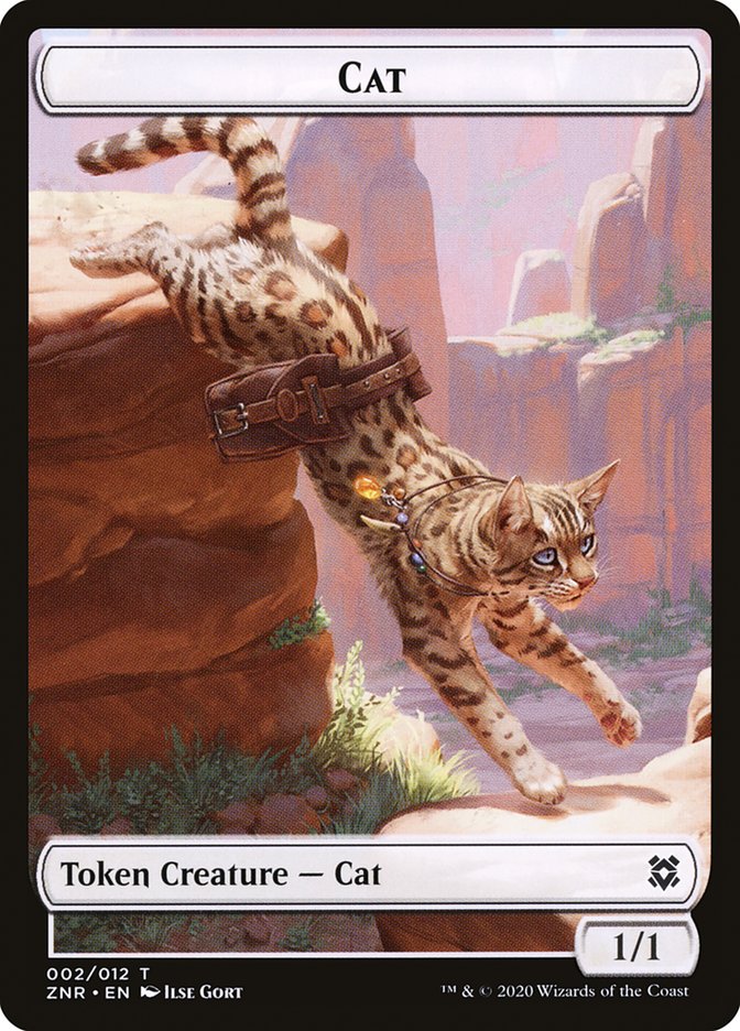 Cat Token [Zendikar Rising] | Rook's Games and More