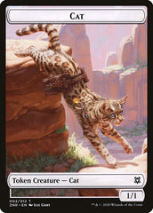 Cat Token [Zendikar Rising] | Rook's Games and More