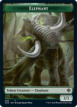 Elephant // Thopter Double-Sided Token [Starter Commander Decks] | Rook's Games and More