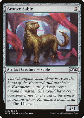 Bronze Sable [Magic 2015] | Rook's Games and More