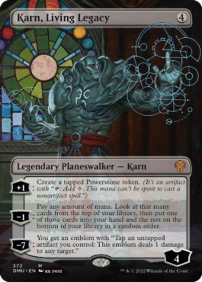 Karn, Living Legacy (Borderless) [Dominaria United] | Rook's Games and More