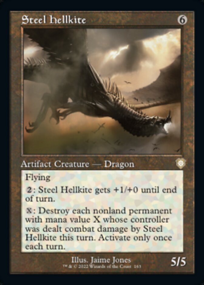 Steel Hellkite (Retro) [The Brothers' War Commander] | Rook's Games and More