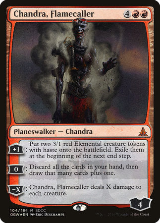 Chandra, Flamecaller SDCC 2016 EXCLUSIVE [San Diego Comic-Con 2016] | Rook's Games and More