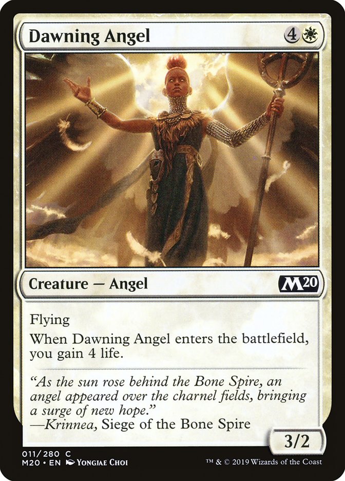 Dawning Angel [Core Set 2020] | Rook's Games and More