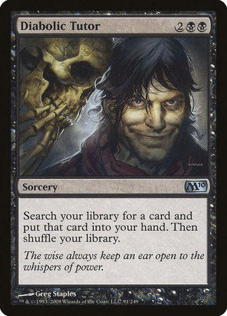 Diabolic Tutor [Magic 2010] | Rook's Games and More