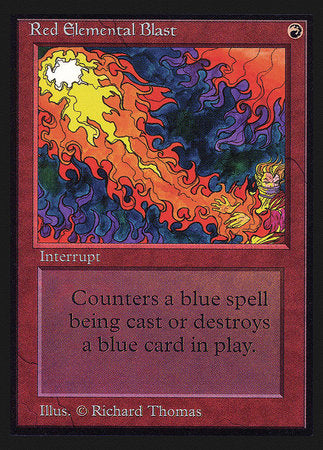 Red Elemental Blast (IE) [Intl. Collectors’ Edition] | Rook's Games and More