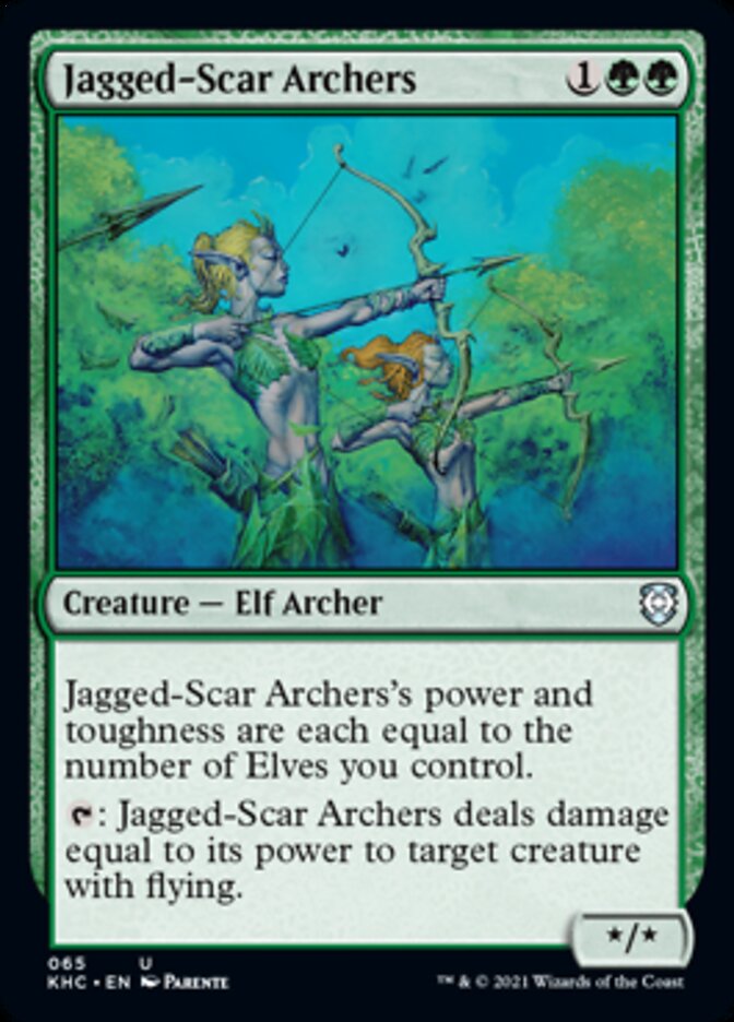 Jagged-Scar Archers [Kaldheim Commander] | Rook's Games and More