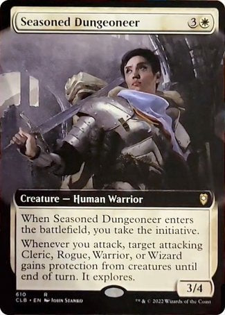 Seasoned Dungeoneer (Extended Art) [Commander Legends: Battle for Baldur's Gate] | Rook's Games and More