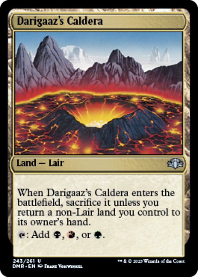 Darigaaz's Caldera [Dominaria Remastered] | Rook's Games and More