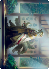 Light-Paws, Emperor's Voice Art Card [Kamigawa: Neon Dynasty Art Series]