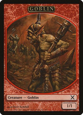 Goblin Token [Tenth Edition Tokens] | Rook's Games and More