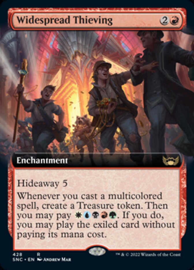 Widespread Thieving (Extended Art) [Streets of New Capenna] | Rook's Games and More