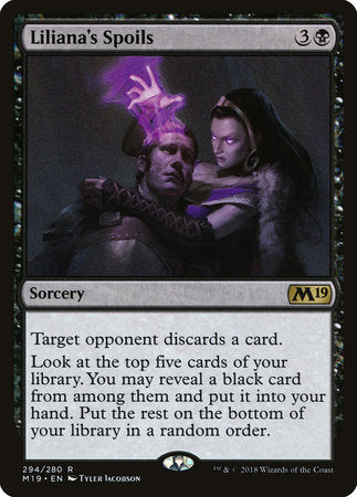 Liliana's Spoils [Core Set 2019] | Rook's Games and More