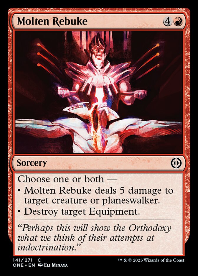 Molten Rebuke [Phyrexia: All Will Be One] | Rook's Games and More