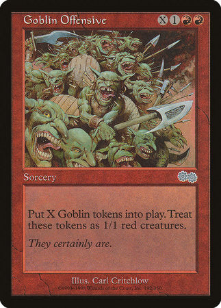 Goblin Offensive [Urza's Saga] | Rook's Games and More