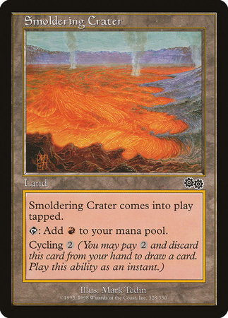 Smoldering Crater [Urza's Saga] | Rook's Games and More