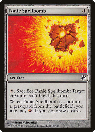 Panic Spellbomb [Scars of Mirrodin] | Rook's Games and More