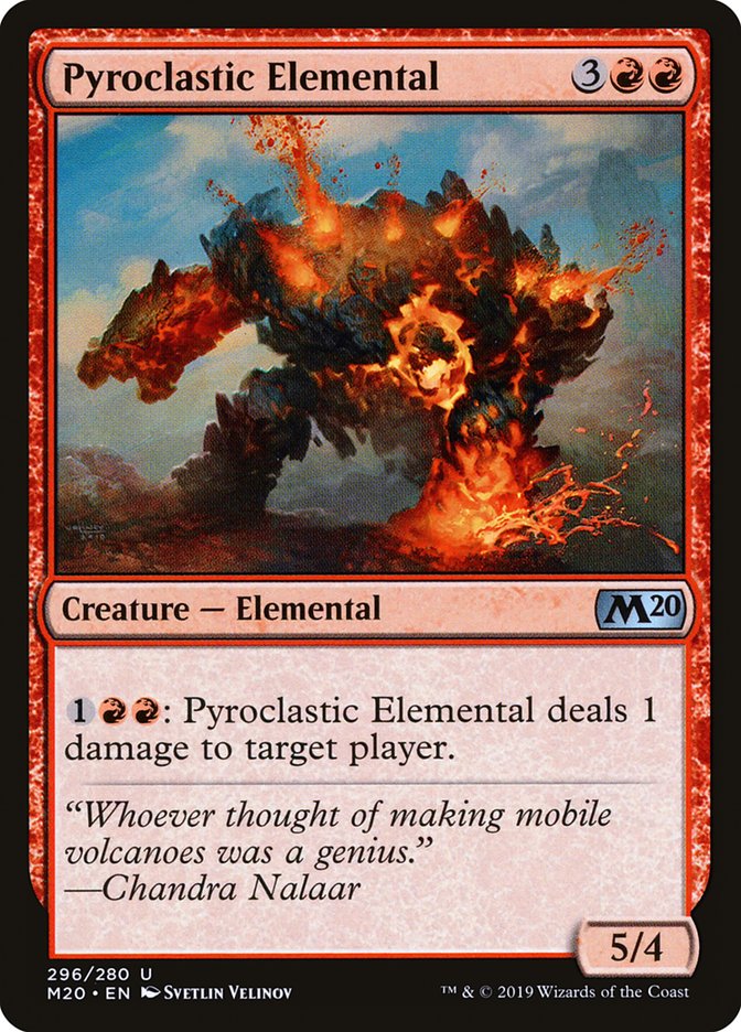 Pyroclastic Elemental [Core Set 2020] | Rook's Games and More