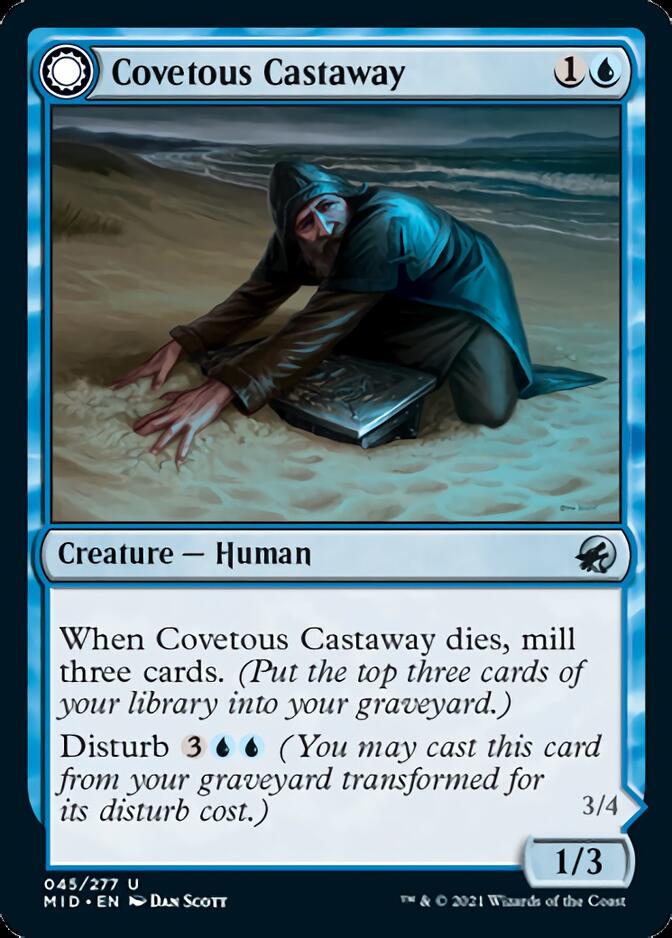 Covetous Castaway // Ghostly Castigator [Innistrad: Midnight Hunt] | Rook's Games and More