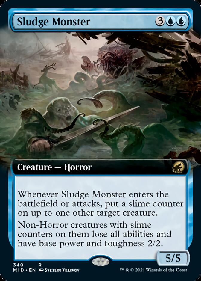 Sludge Monster (Extended) [Innistrad: Midnight Hunt] | Rook's Games and More