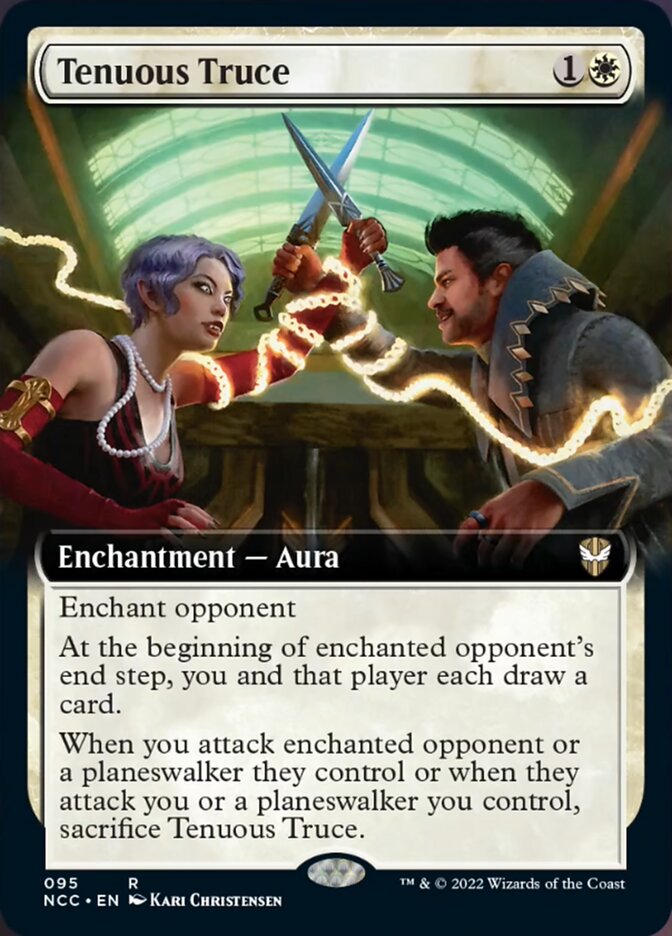 Tenuous Truce (Extended Art) [Streets of New Capenna Commander] | Rook's Games and More