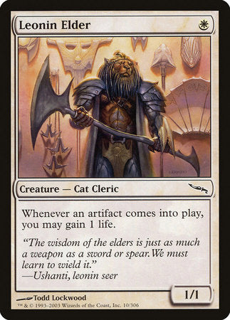 Leonin Elder [Mirrodin] | Rook's Games and More
