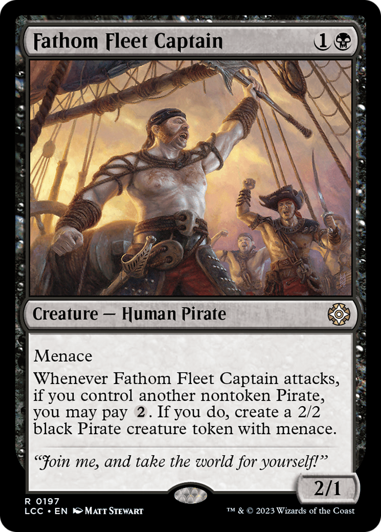 Fathom Fleet Captain [The Lost Caverns of Ixalan Commander] | Rook's Games and More