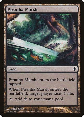 Piranha Marsh [Zendikar] | Rook's Games and More