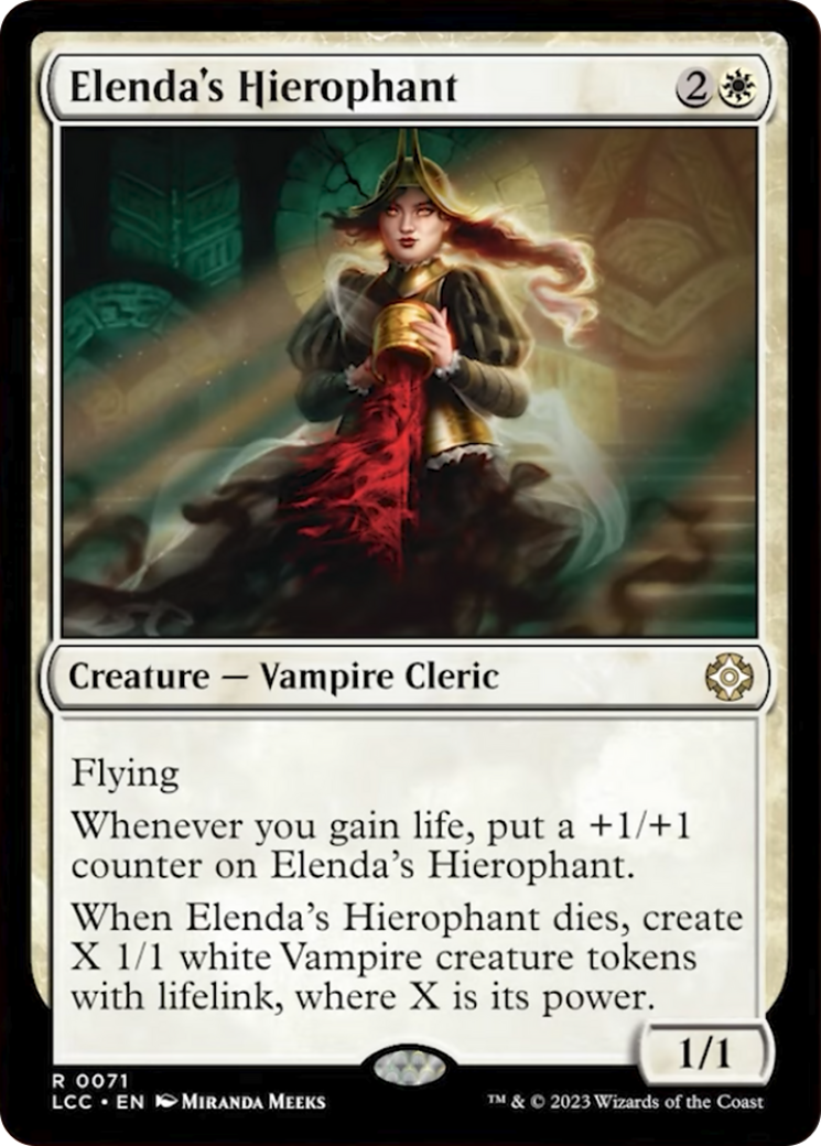 Elenda's Hierophant [The Lost Caverns of Ixalan Commander] | Rook's Games and More