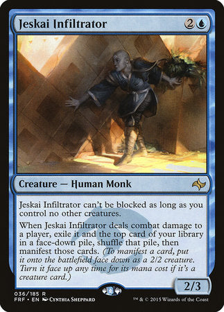Jeskai Infiltrator [Fate Reforged] | Rook's Games and More
