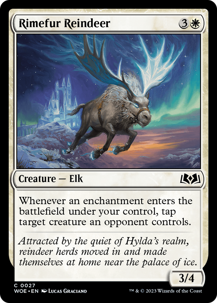 Rimefur Reindeer [Wilds of Eldraine] | Rook's Games and More