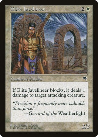 Elite Javelineer [Tempest] | Rook's Games and More