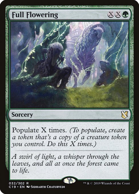 Full Flowering [Commander 2019] | Rook's Games and More