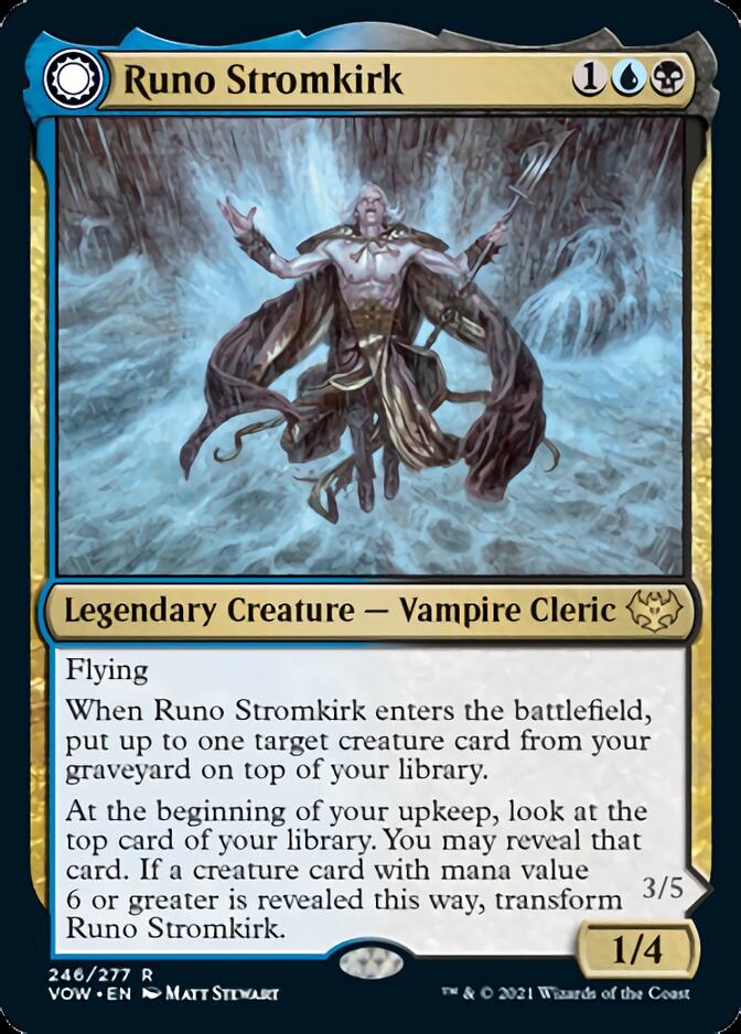 Runo Stromkirk // Krothuss, Lord of the Deep [Innistrad: Crimson Vow] | Rook's Games and More