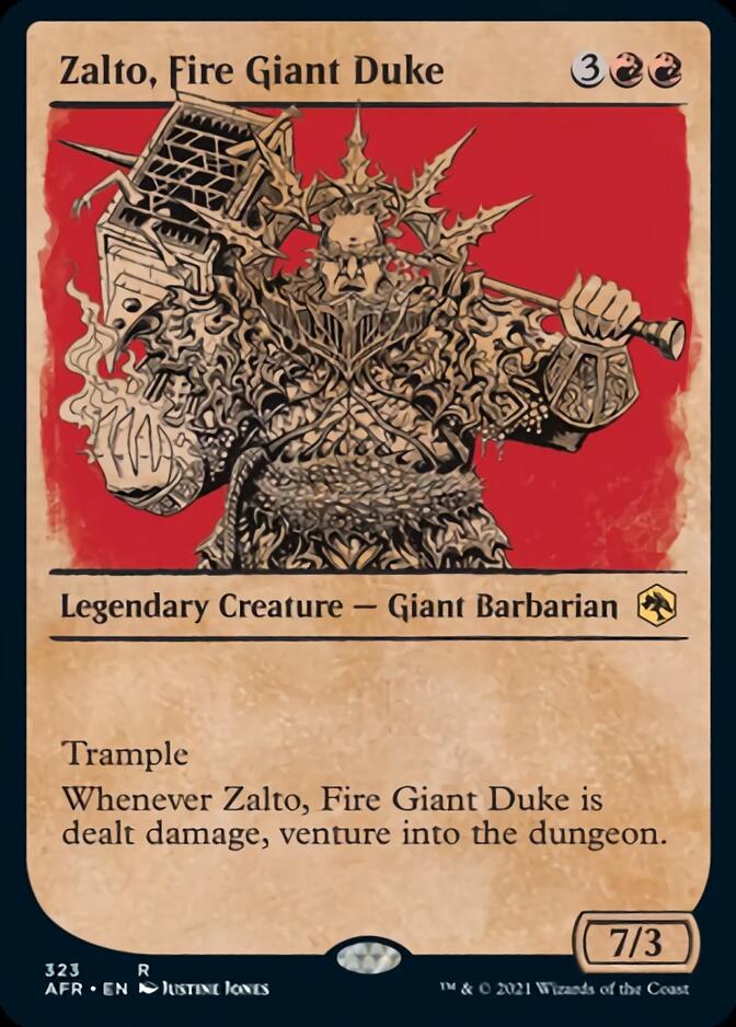 Zalto, Fire Giant Duke (Showcase) [Dungeons & Dragons: Adventures in the Forgotten Realms] | Rook's Games and More