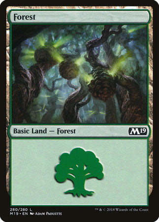 Forest (280) [Core Set 2019] | Rook's Games and More